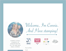 Tablet Screenshot of greatstampingwithconnie.com